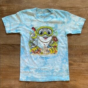 Mayan Flea Market Dolphin Flip Tee